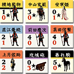 ◆ウォーゲーム日本史 ─ ウォーゲーム日本史 第15号 『八王子城攻城戦』 ユニット（一部抜粋）