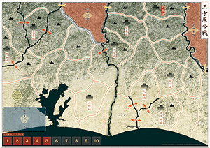 ◆ウォーゲーム日本史 第20号 『三方原合戦』 マップ（B3判）