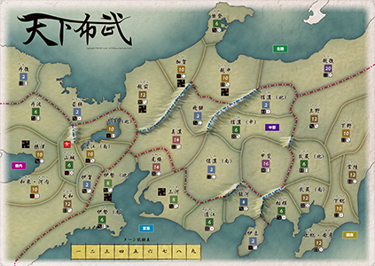 ◆ウォーゲーム日本史 第28号 『天下布武』 マップ